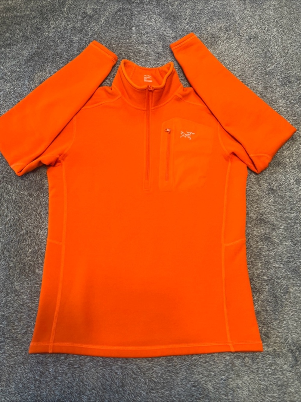 Arc'teryx Rho Heavyweight Zip Neck Orange - Men’s Small